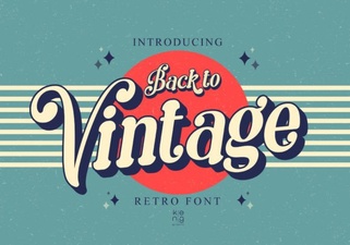 Craft a Vintage Font for Retro-Inspired Designs