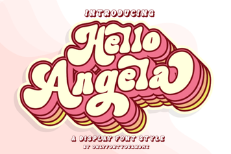 Hello Angela Font: Creative Design & Typography Projects