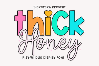 Thick Honey Duo Font: Pairing & Design Tips