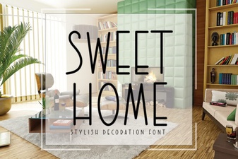 Sweet Home Font for Modern Design Projects