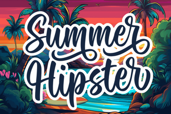 Fresh Hipster Fonts for Summer Design Projects